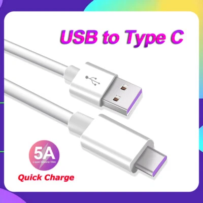 USB-C Type C Data&Charger Cable For Samsung Huawei Xiaomi Google Fast Charging - Image 1 of 4