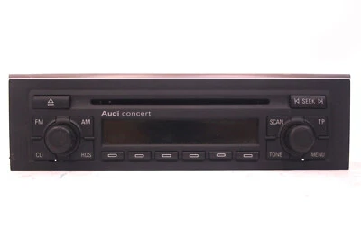 original Audi Concert A4 B6 B7 8E CD Autoradio 8E0035186 + Radio Code Mängel - Bild 1 von 2