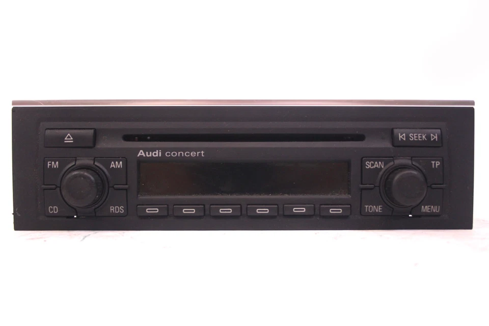 original Audi Concert A4 B6 B7 8E CD Autoradio 8E0035186 + Radio Code Mängel - Bild 1 von 2