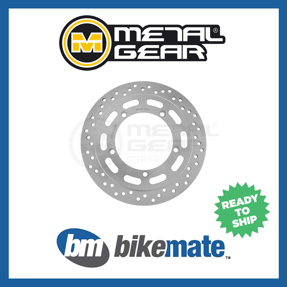 MetalGear Brake Disc Front Left for HONDA VF 750 C Super Magna 1987 1988 1989 - Imagen 1 de 1