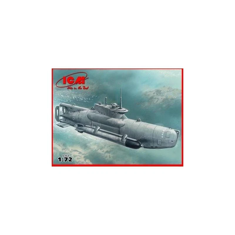 Icm S.007 - Modellino di Sottomarino tipo XXVIIB Seehund tarda (i0l)
