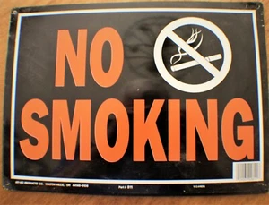 HY-CO Aluminum Metal Signs (NO SMOKING+/+FOR RENT) Florescent - Picture 1 of 4