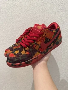 Nike X Wizard of Oz Dunk Low SB 'Poppy Field' FZ1291-600 Size 8 - Imagen 1 de 11