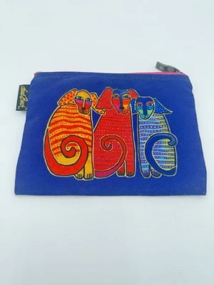 "Bolsa de cosméticos Laurel Burch con cremallera para perros 8,25"" x 6,25""" Foto 1 de 4