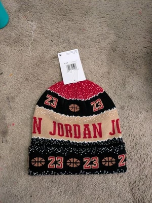 Gorro Jordan Niños Talla 8-20 #23 Logo Chicago Bulls Michael 9A0853-023 Nuevo Tejido Foto 1 de 3