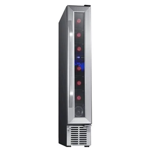 EdgeStar CWR70SZ 6"W 7 Bottle Capacity Built-In Compact Wine - Stainless Steel - Picture 1 of 7