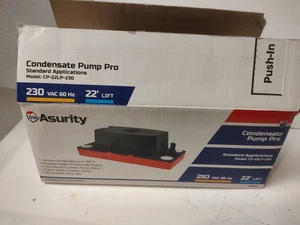 DiversiTech Asurity CP-22LP-230 Condensate Pump Low Profile 22ft Lift BRAND NEW - Picture 1 of 7