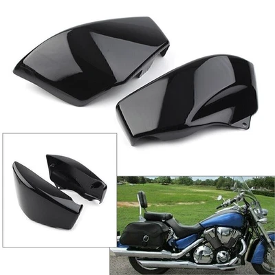 For Honda VTX1800 R/S/N/F/T 02-08 Black Motorcycle Side Battery Covers Panel Set — 第 1/4 张图片