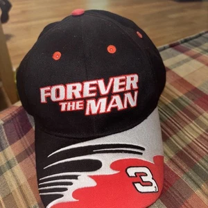 Vintage Dale Earnhardt #3 Forever the Man Mütze bestickt Nascar Riemen hinten - Bild 1 von 10
