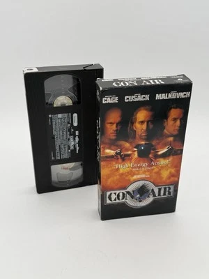 CON AIR (1997) VHS Tape (R) Nick Cage/John Cusack 90s Action - Image 1 of 4