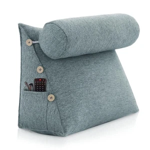Coussin de Lecture Triangulaire réglable pour lit Coussin de Lecture Coussin ... - Afbeelding 1 van 6