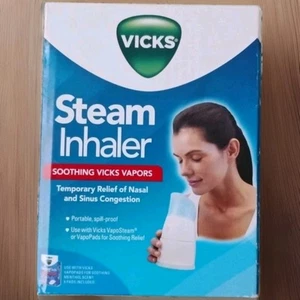 VICKS V1300N Portable Steam Inhaler Soothing Vapors Nasal Congestion Relief NEW! - Picture 1 of 2