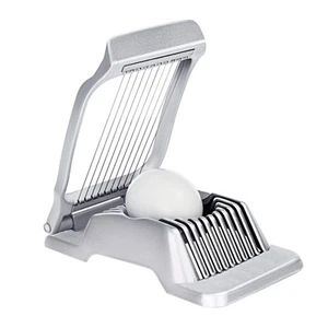 Egg Slicer For Hard Boiled Eggs, Heavy Duty Aluminium Stainless Steel Wire Eg... - Picture 1 of 7
