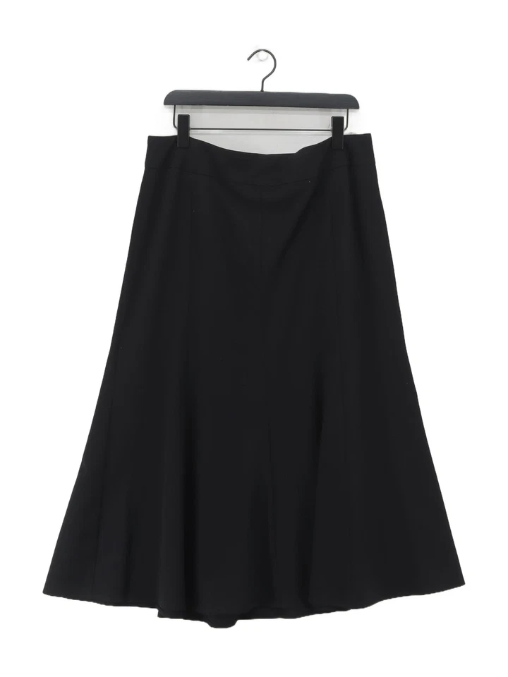 East Women's Maxi Skirt UK 16 Black Polyester with Viscose, Elastane Long Maxi - Image 1 of 4