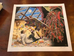 ROBERT WILLIAMS SIGNED NUMBERED PRINT Creation Trump's Creator - Picture 1 of 3
