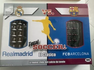 TOTAL SOCCER SUBBUTEO REAL MADRID VS FCBARCELONA EL CLÁSICO GIG NUOVO COMPLETO ! - Picture 1 of 7