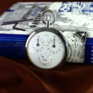 Vintage JUNHGANS Stopwatch One Button Old German Mechanical Stopwatch - Picture 1 of 13