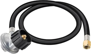 3FT Propane Regulator and Adapter Hose, Universal Gas Grill Regulator Replace... - Picture 1 of 1