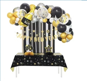 Happy New Year Party Kit Celebration Theme Party Decoration Bundle, 105pc - Picture 1 of 8