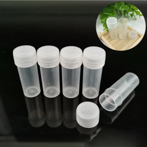 100 pieces 5G Small Bottle Powder Storage Bottle 5ml Plastic Bottle Small Barrel - Picture 1 of 9