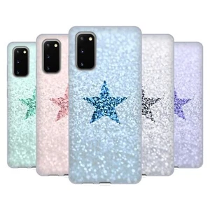 OFFICIAL MONIKA STRIGEL GLITTER STAR PASTEL SOFT GEL CASE FOR SAMSUNG PHONES 1 - Picture 1 of 14