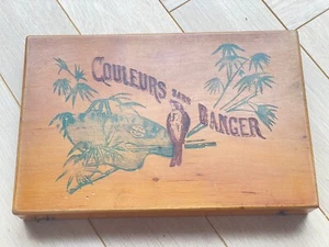 Charmante Boite / Mallette de peinture ancienne Couleurs Sans Danger oiseau - Picture 1 of 4