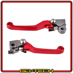 LEVE FRENO FRIZIONE ANTIROTTURA SNODATE CNC HONDA CRF 250 450 R RX 2007-2022 - Imagen 1 de 7