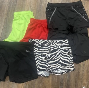 Girls Lot Of Justice Shorts Youth Large Size 10 Spandex Running’s - Picture 1 of 18