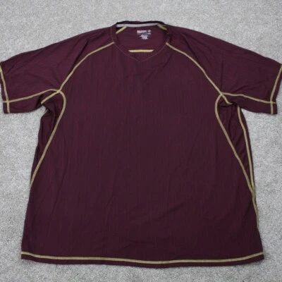Camisa Reel Legends Freeline Pro Adulto 2XL XXL Borgoña Pesca S/S Pullover Foto 1 de 4