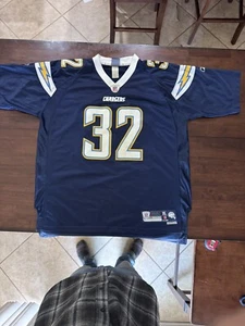 ERIC WEDDLE # 32/ SIZE Xl Men SAN DIEGO CHARGERS Blue JERSEY - Picture 1 of 11