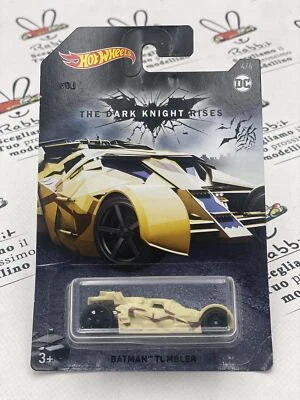 DIE CAST " BATMAN TUMBLER " 4/6 THE DARK KNIGHT RISES DC HOT WHEELS SCALA 1/64 - Immagine 1 di 2
