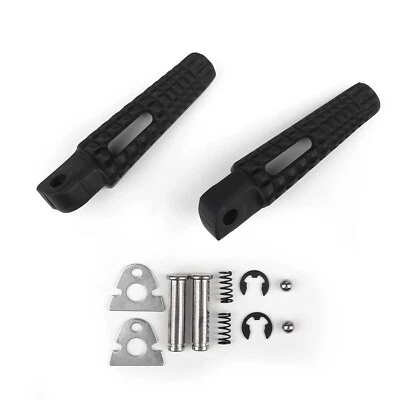 Aluminum Rear Passenger Footrests Foot Pegs For Suzuki GSXR 600 750 2006-2012 Bk Foto 1 de 4