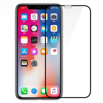 Screen Protector For iPhone 17 16 15 14 13 12 Pro Max 8 9D Curved Tempered Glass - Image 1 of 4