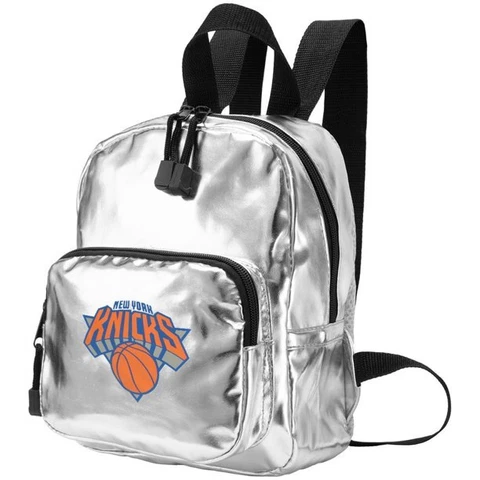 New York Knicks NBA Spotlight Mini 10" Backpack Game Bag Silver New GREAT GIFT Cover