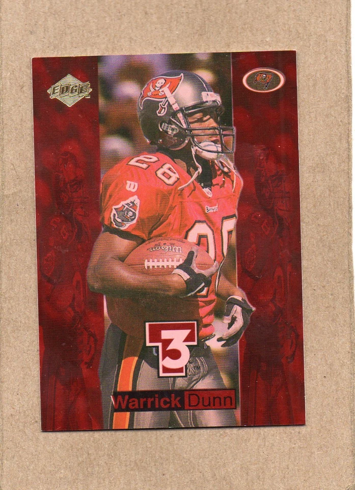 warrick dunn tampa bay buccaneers card 1998 edge supreme t3 28 - Image 1 of 1
