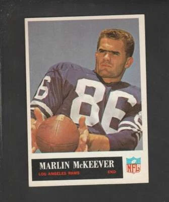 1965 Philadelphia #91 Marlin McKeever NM/NM+ LA Rams 158130 - Image 1 of 2
