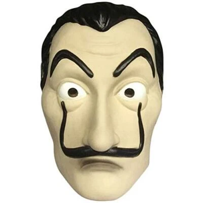Money Heist Mask Dali Mask - Unisex La Casa De Papel Costume Mask Salvador Dali - Image 1 of 4