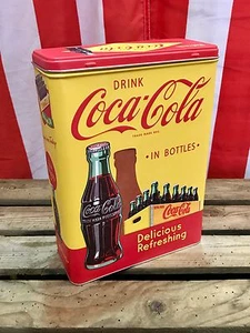 Coca-Cola Getränk in Flaschen - Blechdose XL - Bild 1 von 1