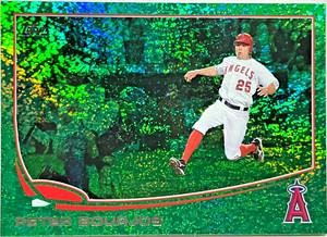 2013 TOPPS *EMERALD* #520 PETER BOURJOS LOS ANGELES ANGELS