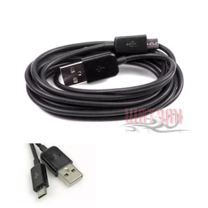 100X 10FT MICRO USB DATA CHARGER CABLE BLACK NOKIA LUMIA 820 LG OPTIMUS G L9 G2 - Picture 1 of 1