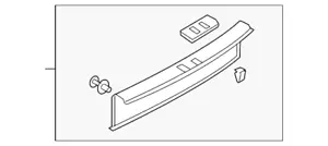 Genuine Volkswagen Rear Trim 5N0-863-459-B-82V - Picture 1 of 2