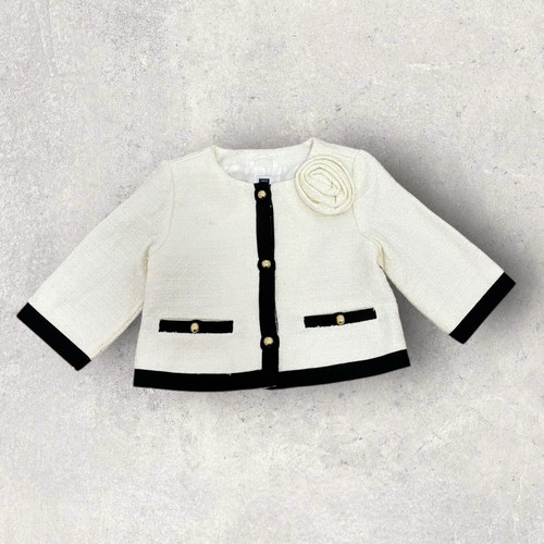 OFF WHITE Giacca boucle bambina Janie e Jack