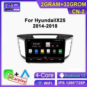 Android Carplay GPS for Hyundai Creta IX25 2015-2019 Multimedia Radio BT Stereo - Picture 1 of 32