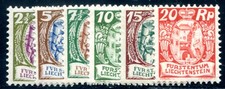 LIECHTENSTEIN 1924 65-70 ** POSTFRISCH TADELLOS SATZ 260€(I3577