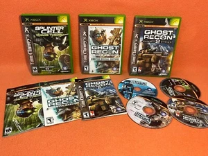 Tom Clancy's Splinter Cell Ghost Recon 1 2 Special Edition XBOX Bundle Complete! - Picture 1 of 8