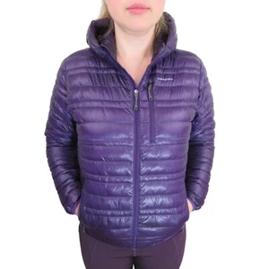 Mint Patagonia Ultralight Down Puffer Quilted Hoody Jacket Coat Mens XS Purple - Picture 1 of 8