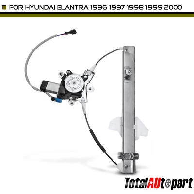 Regulador de ventana con motor para Hyundai Elantra 1996 1997 1998 1999 2000 trasero izquierdo Foto 1 de 4