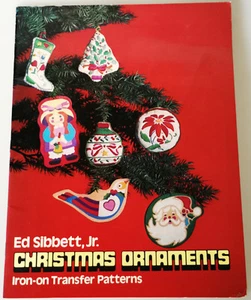Ed Sibbett Christmas Ornaments Iron Transferfolie Weihnachten Basteln 1978 - Picture 1 of 7