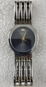 Rumores Reloj para Hombre Cuarzo Plata Inoxidable Oro con Caja Resistente al Agua Batería Fresca - Imagen 1 de 4