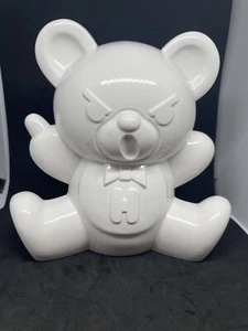 Hysteric Glamour Bear White figure ornament Novelty MEDICOM TOY Rare - Picture 1 of 4